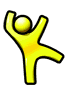 YellowDancing man