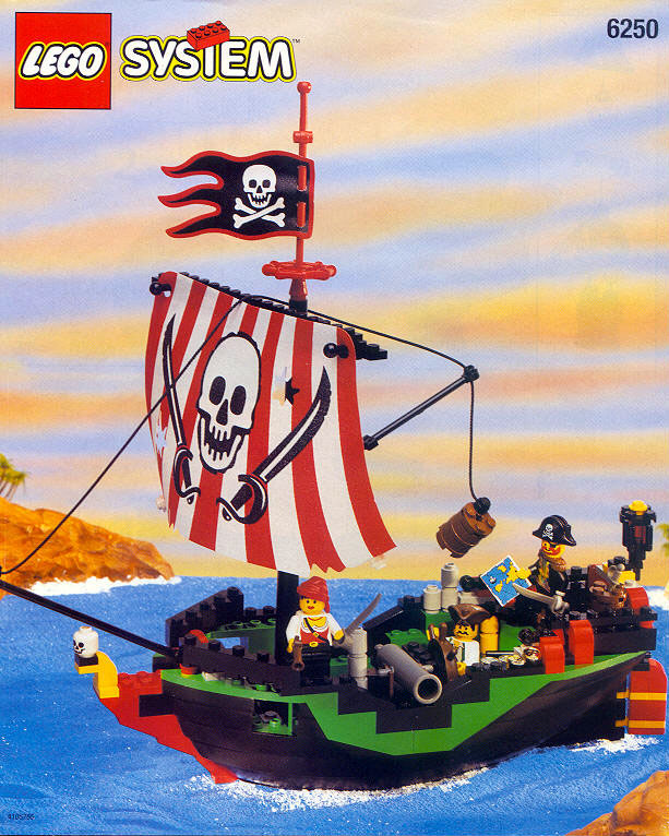 lego pirate ship 1990s