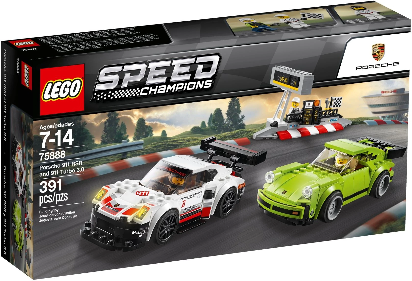 lego porsche 911 rsr pieces