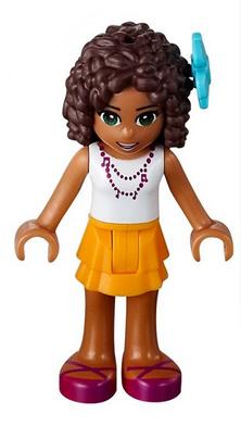 LEGO Girl Female Friends Dark Pink Lipstick