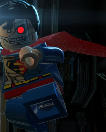 lego dc super villains cyborg superman