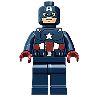 captain america lego man