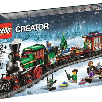 lego winter holiday train lights