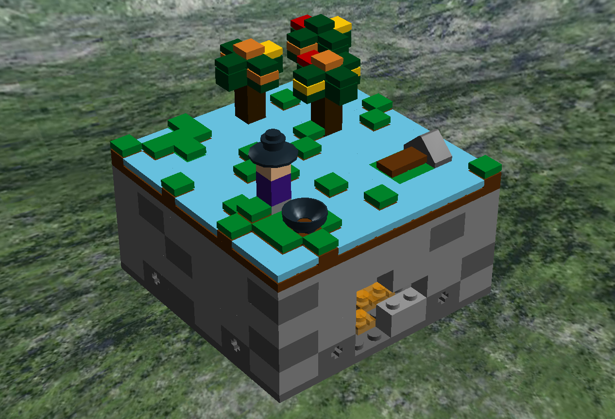 lego minecraft mutant zombie