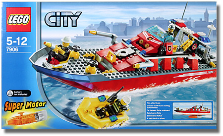 lego fire boat 7906