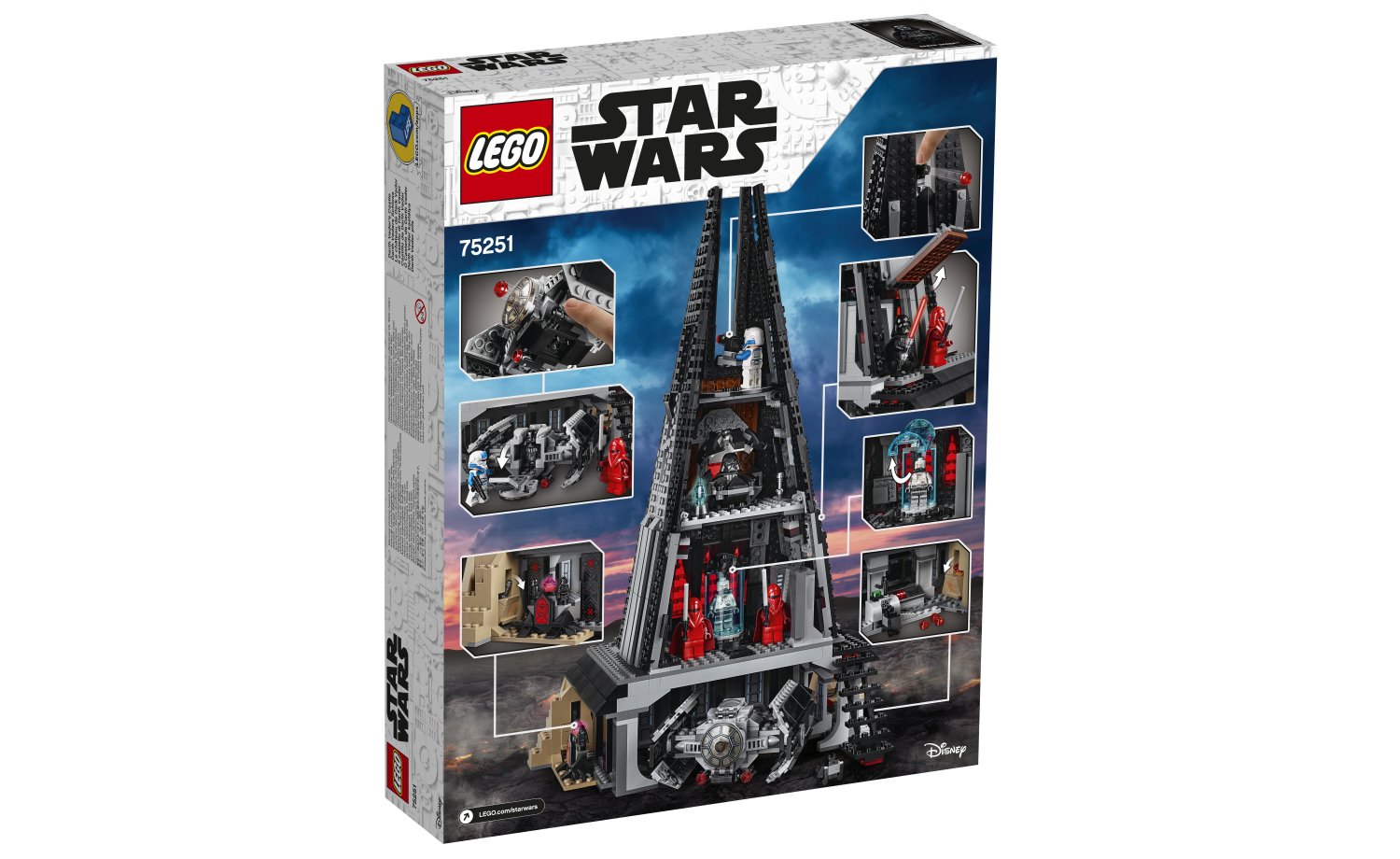 darth vader castle lego australia