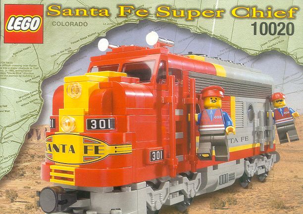 santa fe lego train