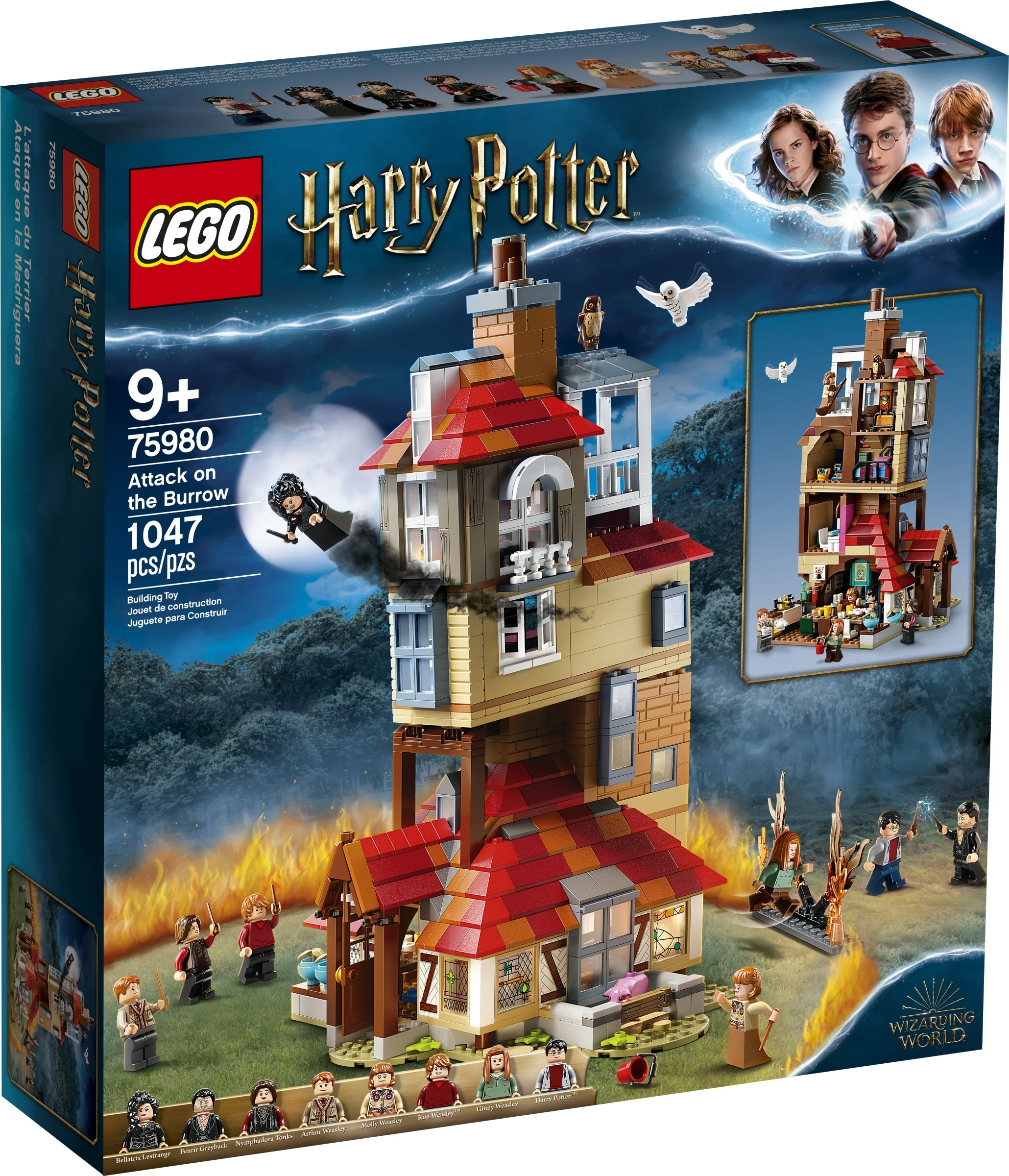 lego harry potter the burrow 4840 best price