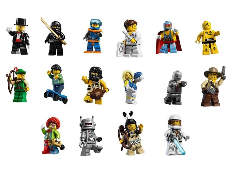 lego minifiguras serie 1