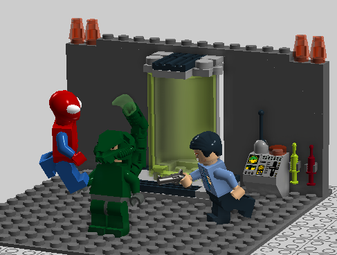 lego spiderman scorpion