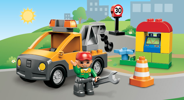 duplo town truck