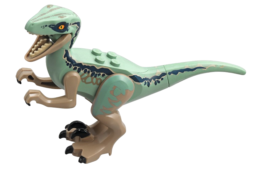 blue jurassic world lego