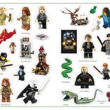 harry potter lego sticker book