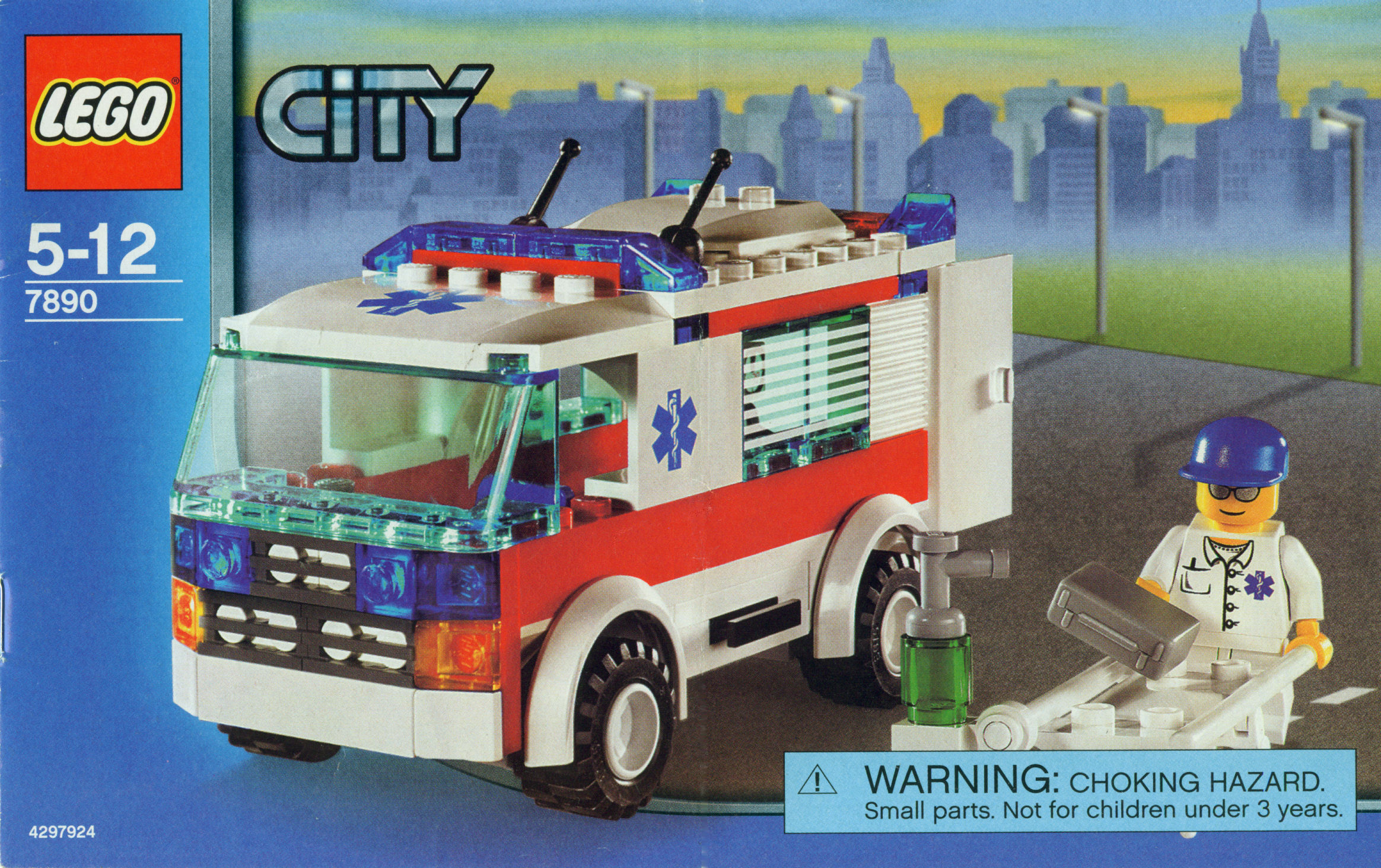 lego ambulance 7890