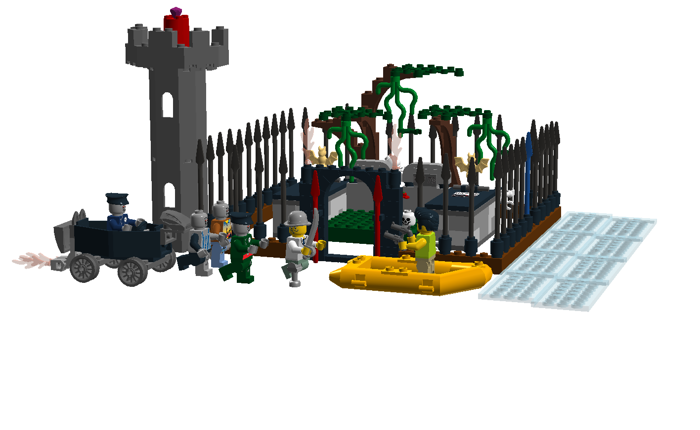 lego monster fighters graveyard