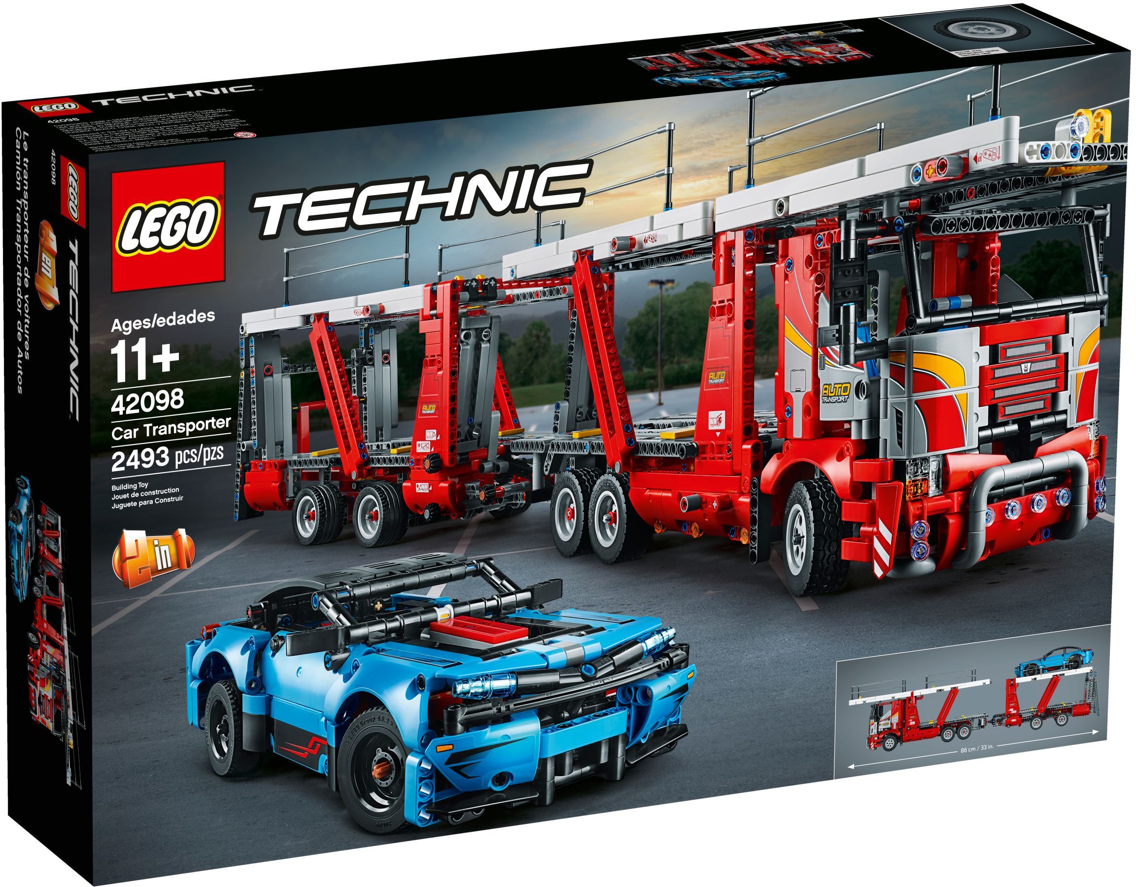 lego technic car transporter 2019