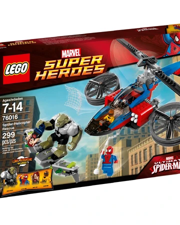 spiderman rescue helicopter
