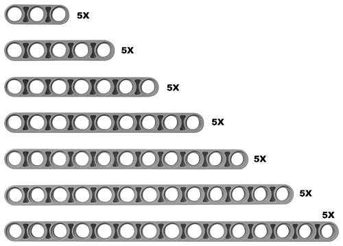 lego technic size