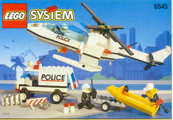 lego police boat 1990s