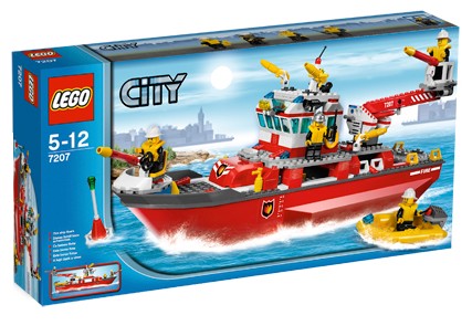 lego city 2008 fire boat