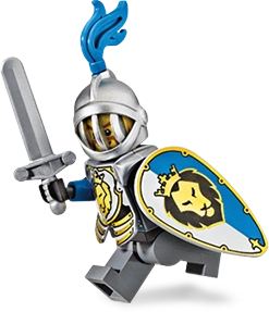 lego blue lion knights