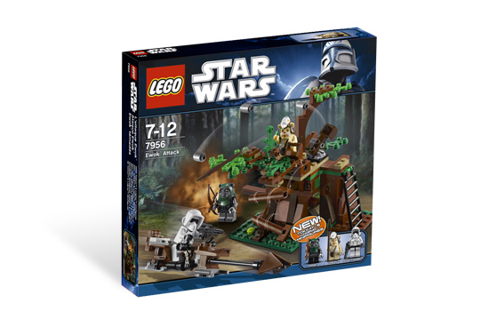 NEW LEGO Star Wars 10236 7956 8038 EWOK ENDOR SET 8 Minifigures Figures Weapons!