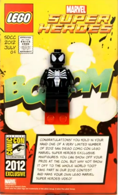 lego black spiderman minifigure