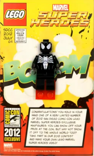 lego symbiote spiderman minifigure