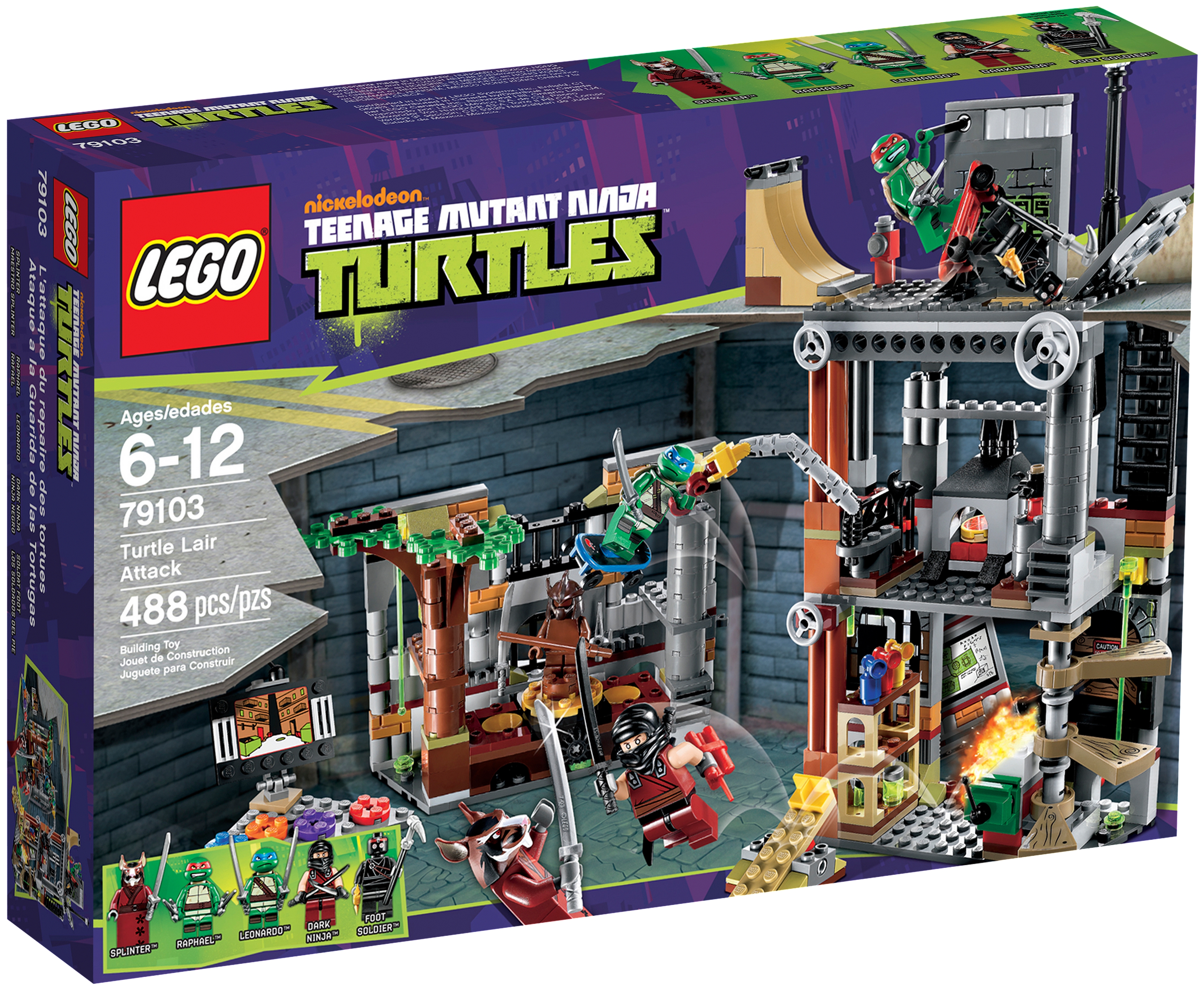 lego tmnt lair