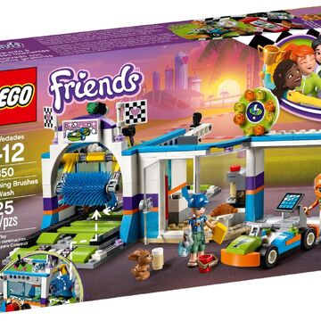 lego friends spinning car wash