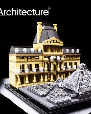 lego architecture louvre