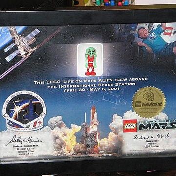 international space station alien lego