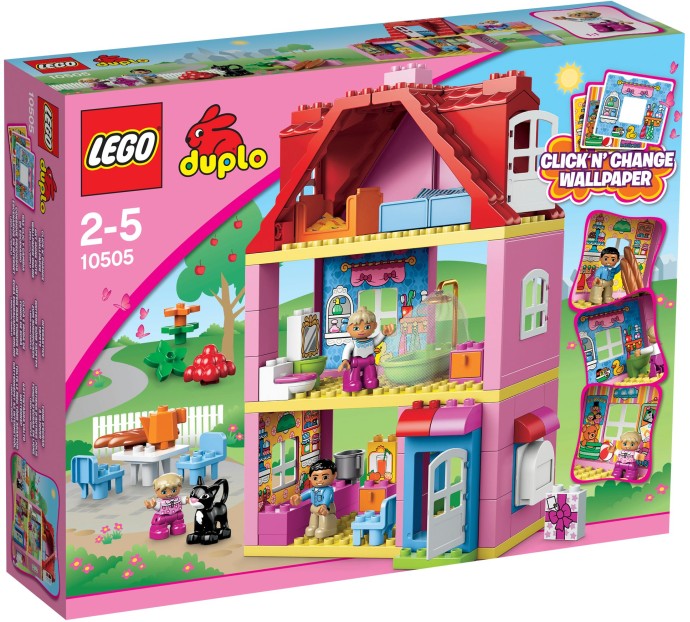 lego duplo pink house