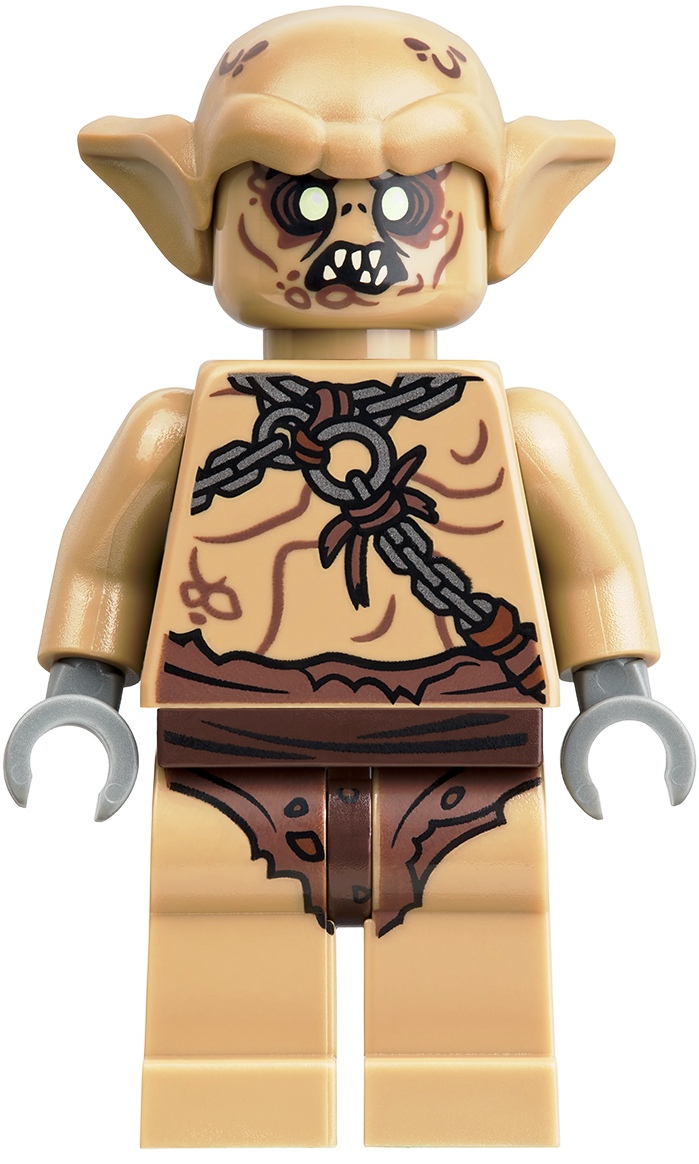 Desolation of Smaug LEGO Tan Tile 2 x 2 with Map Lonely Mountain