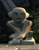 lego lord of the rings game gollum cute face