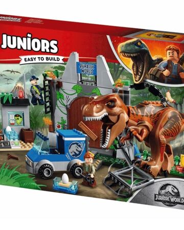 lego jurassic world t rex breakout