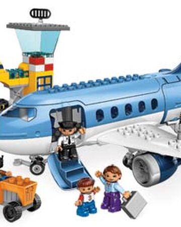 duplo blue plane