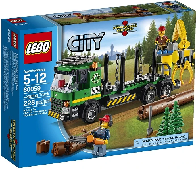 lego city wood transporter