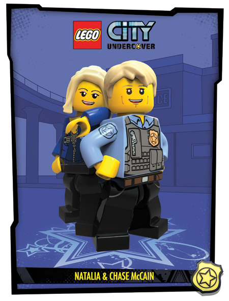 Dark Blue Legs w//Handcuffs Police LEGO City Minifigure Undercover Chase McCain