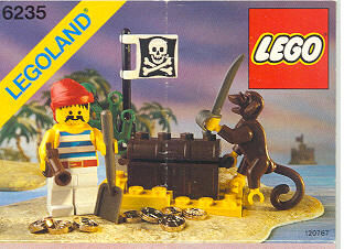 lego pirate ship 1980s