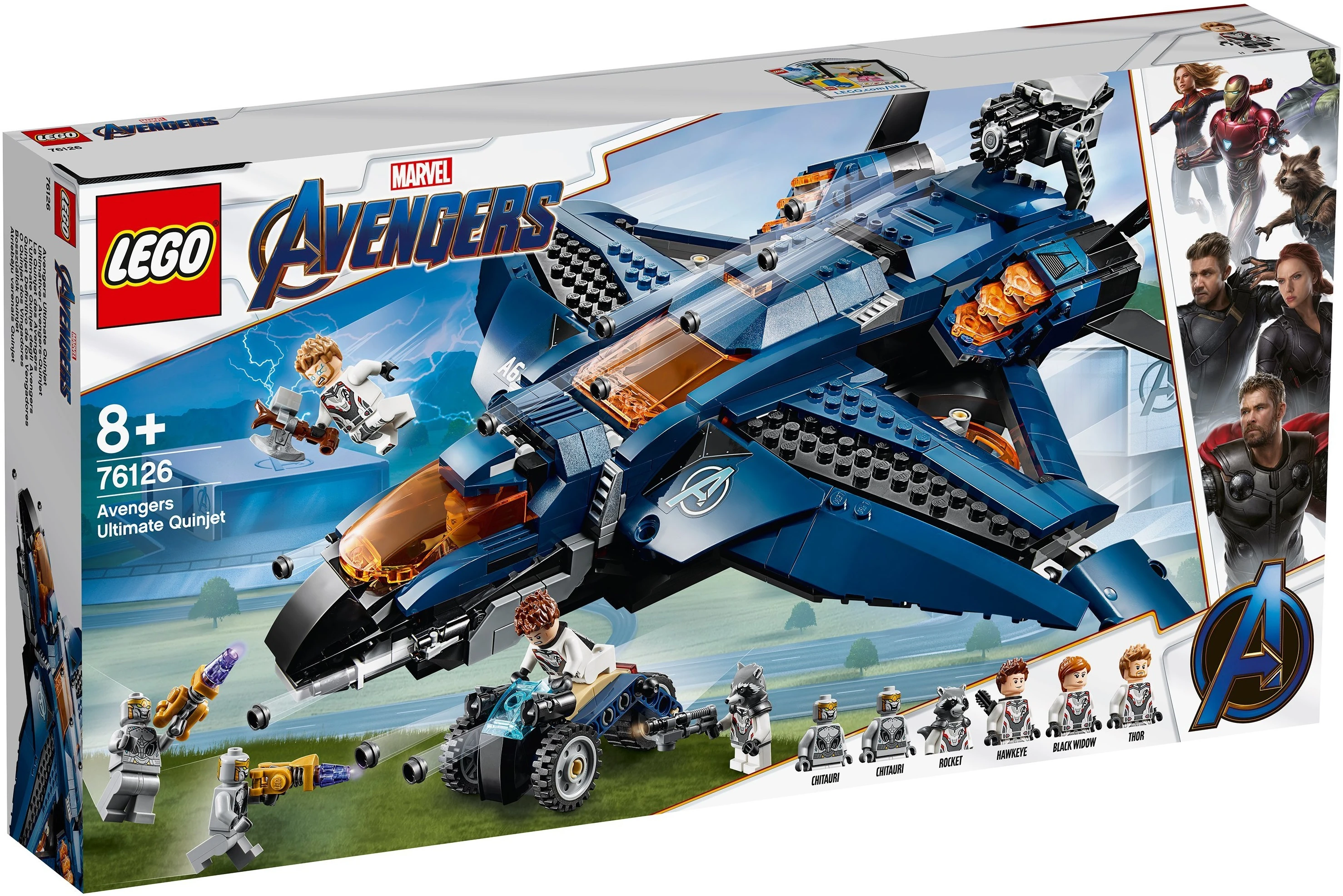 lego avengers quinjet 2012