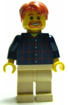 ginger lego man