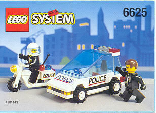 lego police boat 1990s