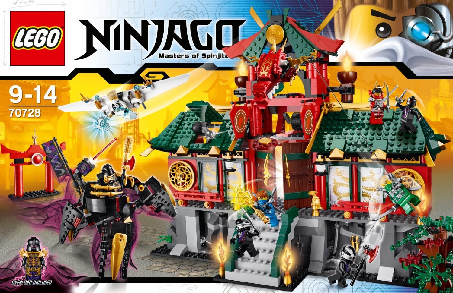 lego ninjago sets with all ninjas