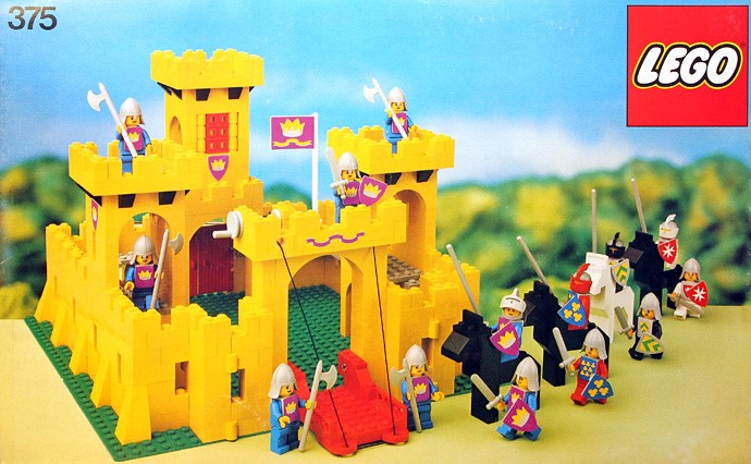 lego yellow castle