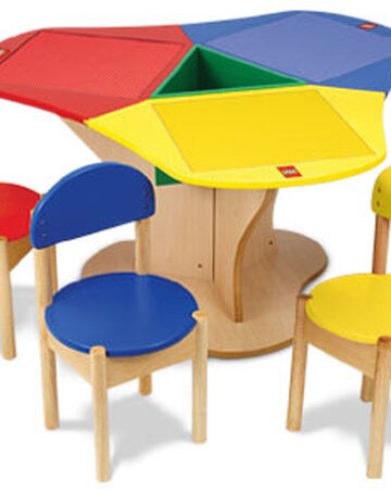 lego 3 seat play table