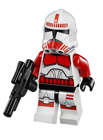 lego star wars red clone trooper
