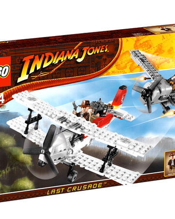 lego indiana jones fighter plane attack