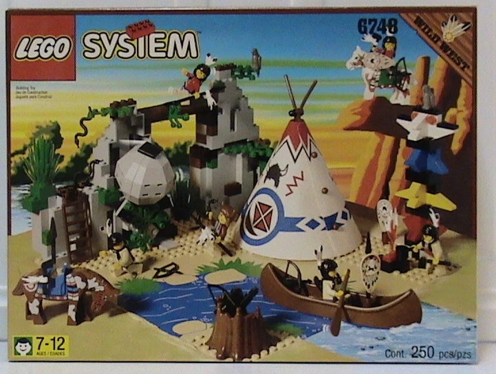 lego cowboy and indian set