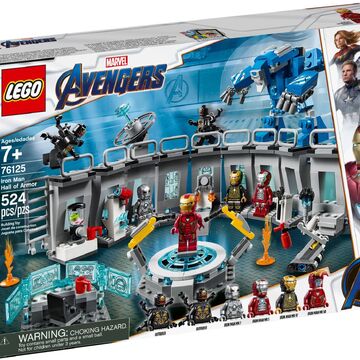 avengers endgame lego sets iron man hall of armor